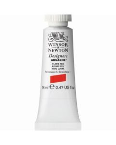 Winsor & Newton Designers Gouache - Tube of 14 ML - Flame Red (249)