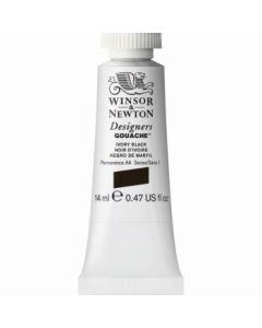 Winsor & Newton Designers Gouache - Tube of 14 ML - Ivory Black (331)