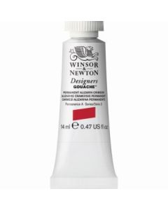 Winsor & Newton Designers Gouache - Tube of 14 ML - Permanent Alizarin Crimson (466)