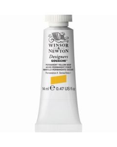 Winsor & Newton Designers Gouache - Tube of 14 ML - Permanent Yellow Deep (508)