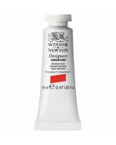 Winsor & Newton Designers Gouache - Tube of 14 ML - Winsor Red (726)