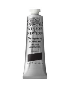 Winsor & Newton Designers Gouache - Tube of 37 ML - Lamp Black (337)