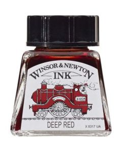 Winsor & Newton Drawing Ink - Bottle of 14 ML - Deep Red (227)