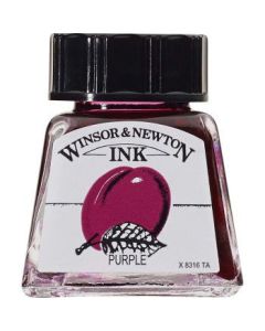 Winsor & Newton Drawing Ink - Bottle of 14 ML - Purple (542)