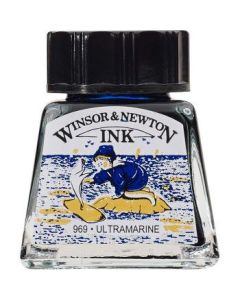 Winsor & Newton Drawing Ink - Bottle of 14 ML - Ultramarine (660)