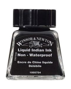 Winsor & Newton Drawing Ink - Bottle of 14 ML - Liquid Indian Ink (754)