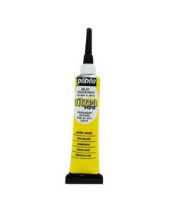 Pebeo Vitrea 160 Glass Paint Outliner - 20 ML Tube - Sun Yellow (60)