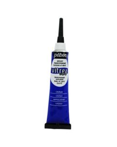 Pebeo Vitrea 160 Glass Paint Outliner - 20 ML Tube - Lazuli (64)