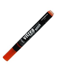 Pebeo Vitrea 160 Glass Paint Marker - Gloss - Bullet Tip - 1.2 MM - Paprika (81)