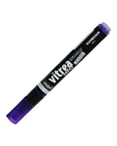 Pebeo Vitrea 160 Glass Paint Marker - Frosted - Bullet Tip - 1.2 MM - Mauve (93)