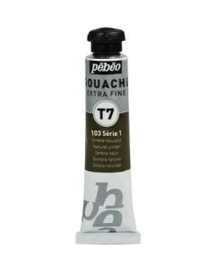 Pebeo Gouache Extra Fine T7 Paint - Natural Umber (103) - 20 ML Tube