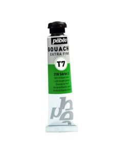 Pebeo Gouache Extra Fine T7 Paint - Light Bright Green (218) - 20 ML Tube