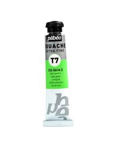 Pebeo Gouache Extra Fine T7 Paint - Light Green (224) - 20 ML Tube