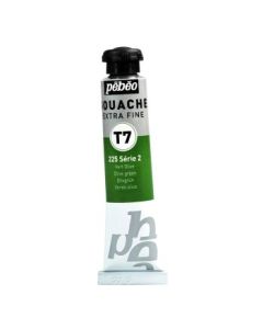 Pebeo Gouache Extra Fine T7 Paint - Olive Green (225) - 20 ML Tube