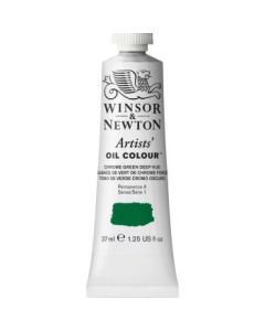 Winsor & Newton Artists' Oil Colour - Tube of 37 ML - Chrome Green Deep Hue (147)