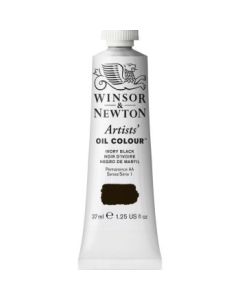 Winsor & Newton Artists' Oil Colour - Tube of 37 ML - Ivory Black (331)