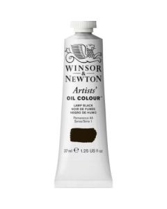 Winsor & Newton Artists' Oil Colour - Tube of 37 ML - Lamp Black (337)