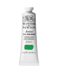 Winsor & Newton Artists' Oil Colour - Tube of 37 ML - Permanent Green (481)