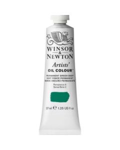 Winsor & Newton Artists' Oil Colour - Tube of 37 ML - Permanent Green Deep (482)