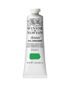 Winsor & Newton Artists' Oil Colour - Tube of 37 ML - Permanent Green Light (483)