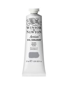 Winsor & Newton Artists' Oil Colour - Tube of 37 ML - Silver (617)