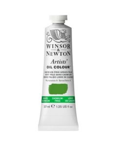 Winsor & Newton Artists' Oil Colour - Tube of 37 ML - Cadmium Free Green Pale (897)