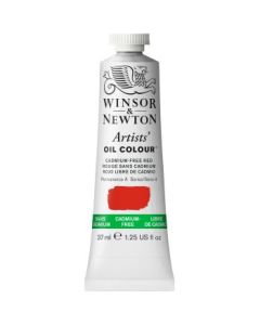 Winsor & Newton Artists' Oil Colour - Tube of 37 ML - Cadmium Free Red (901)