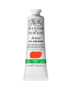 Winsor & Newton Artists' Oil Colour - Tube of 37 ML - Cadmium Free Scarlet (903)