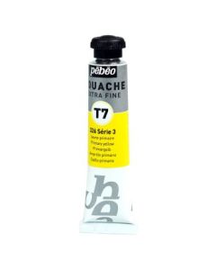 Pebeo Gouache Extra Fine T7 Paint - Primary Yellow (326) - 20 ML Tube