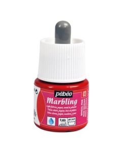 Pebeo Marbling Paint - 45 ML Bottle - Bengal Pink (03)