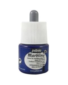 Pebeo Marbling Paint - 45 ML Bottle - Ultramarine Blue (04)