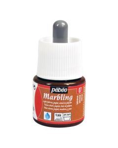 Pebeo Marbling Paint - 45 ML Bottle - Sienna (07)