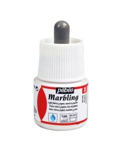 Pebeo Marbling Paint - 45 ML Bottle - White (10)