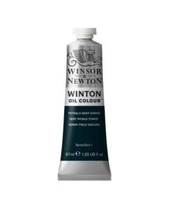 Winsor & Newton Winton Oil Colour - Tube of 37 ML - Phthalo Deep Green (048)