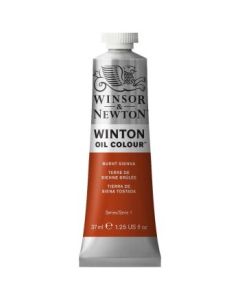 Winsor & Newton Winton Oil Colour - Tube of 37 ML - Burnt Sienna (074)