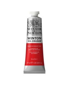 Winsor & Newton Winton Oil Colour - Tube of 37 ML - Cadmium Scarlet Hue (107)