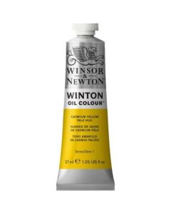 Winsor & Newton Winton Oil Colour - Tube of 37 ML - Cadmium Yellow Pale Hue (119)