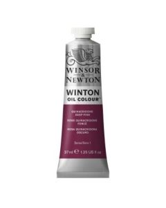 Winsor & Newton Winton Oil Colour - Tube of 37 ML - Quinacridone Deep Pink (250)