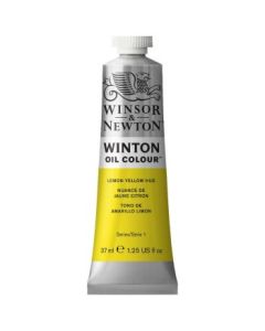 Winsor & Newton Winton Oil Colour - Tube of 37 ML - Lemon Yellow Hue (346)