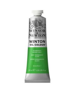 Winsor & Newton Winton Oil Colour - Tube of 37 ML - Permanent Green Light (483)