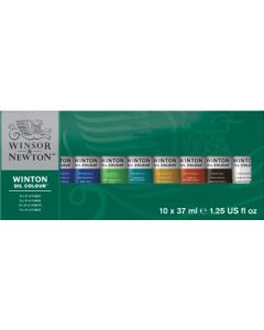 Winsor & Newton Winton Oil Colour Starter Set - 10 Tubes of 37 ML