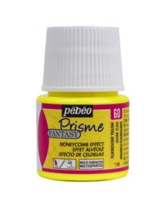 Pebeo Fantasy Prisme Paint - 45 ML Bottle - Fluorescent Yellow (60)