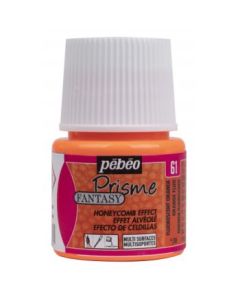 Pebeo Fantasy Prisme Paint - 45 ML Bottle - Fluorescent Orange (61)