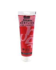 Pebeo High Viscosity Studio Acrylics - Primary Magenta (50) - Tube of 250 ML