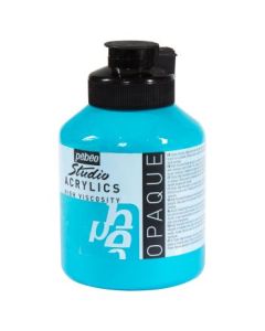 Pebeo High Viscosity Studio Acrylics - Turquoise Blue (30) - Jar of 500 ML