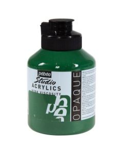 Pebeo High Viscosity Studio Acrylics - Hooker's Green (44) - Jar of 500 ML