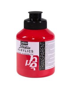 Pebeo High Viscosity Studio Acrylics - Primary Magenta (50) - Jar of 500 ML