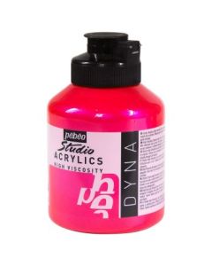 Pebeo High Viscosity Studio Acrylics - Iridescent Red-Blue (354) - Jar of 500 ML