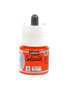 Pebeo Setasilk Paint - 45 ml Bottle - Tangerine (03)