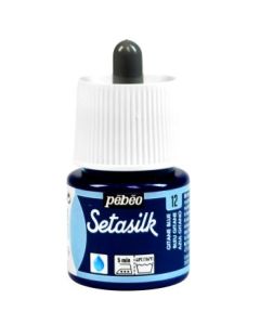 Pebeo Setasilk Paint - 45 ml Bottle - Gitane Blue (12)